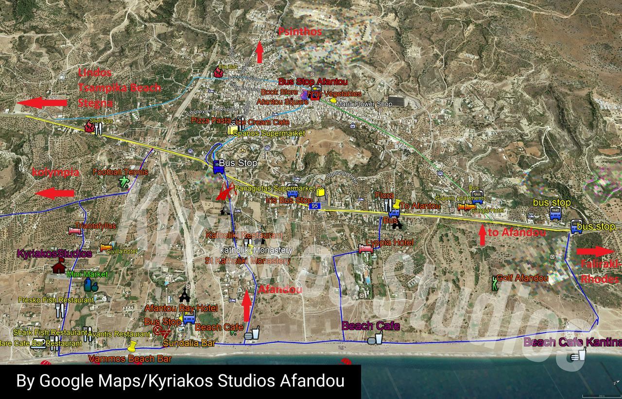 Kyriakos Studios Afantou Exterior foto